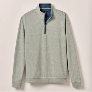 Johnnie-O Sully 1/4 Zip Pullover, Light Grey, Medium